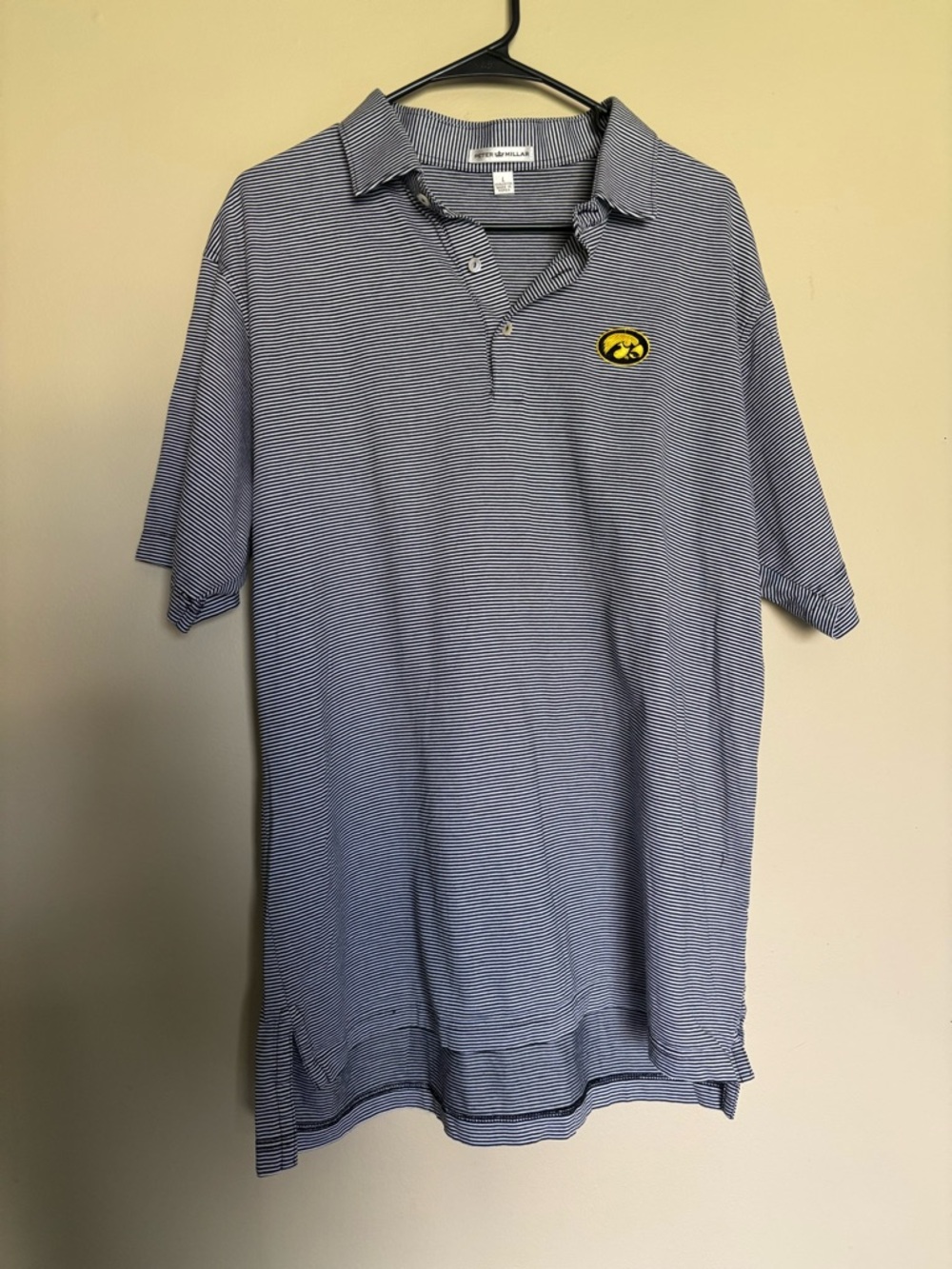 Iowa Hawkeyes Peter Millar Striped Polo